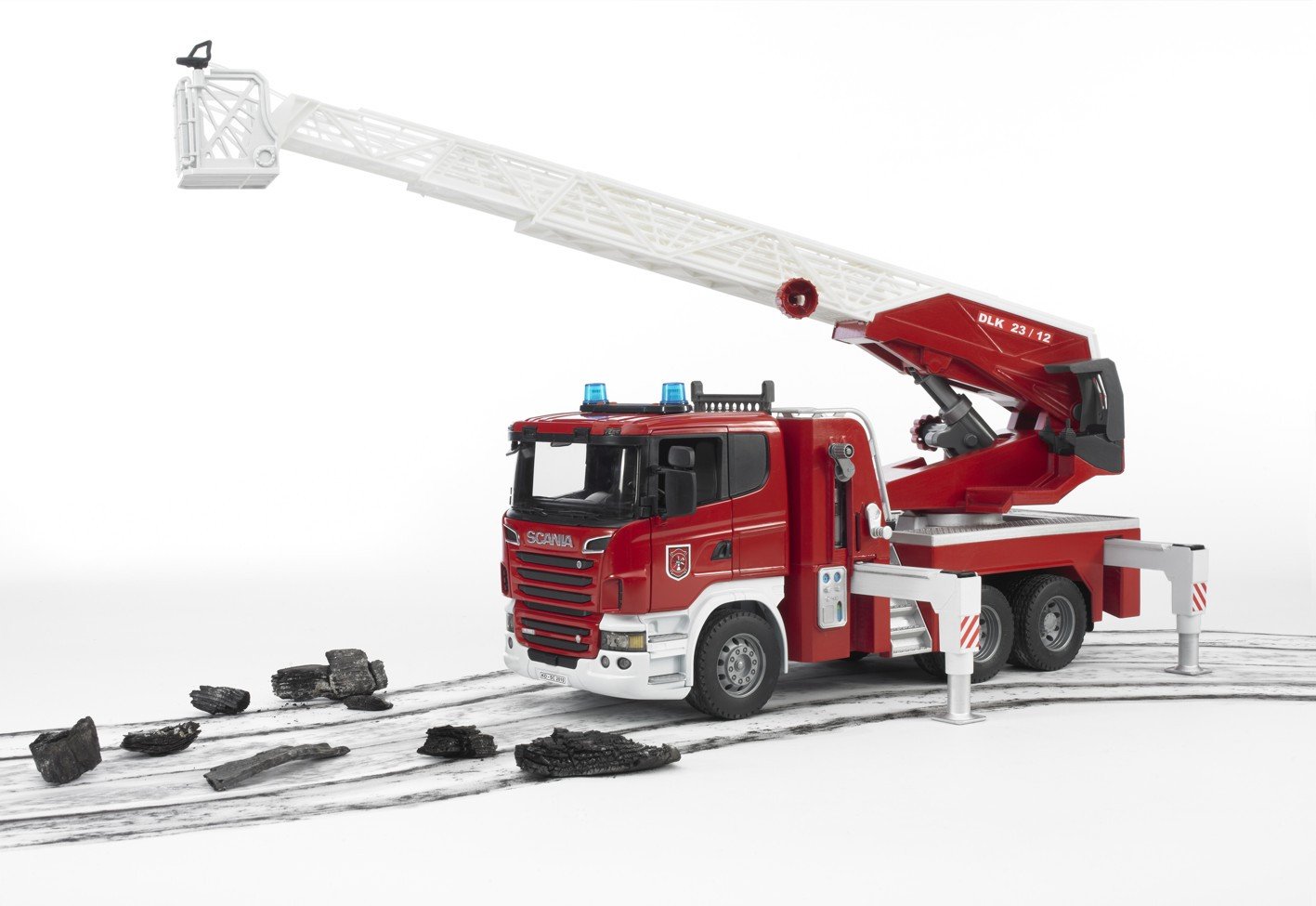 bruder fire truck with water pump instructions