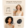 thumbnail image 4 of Hair Dryer, 160,000 RPM Ionic Blow Dryer with Diffuser, Professional Hairdryer for Drying, 500 Million Negative Ions, Low Noise Compact Hair Blow Dryer for Hair Types,, 4 of 6