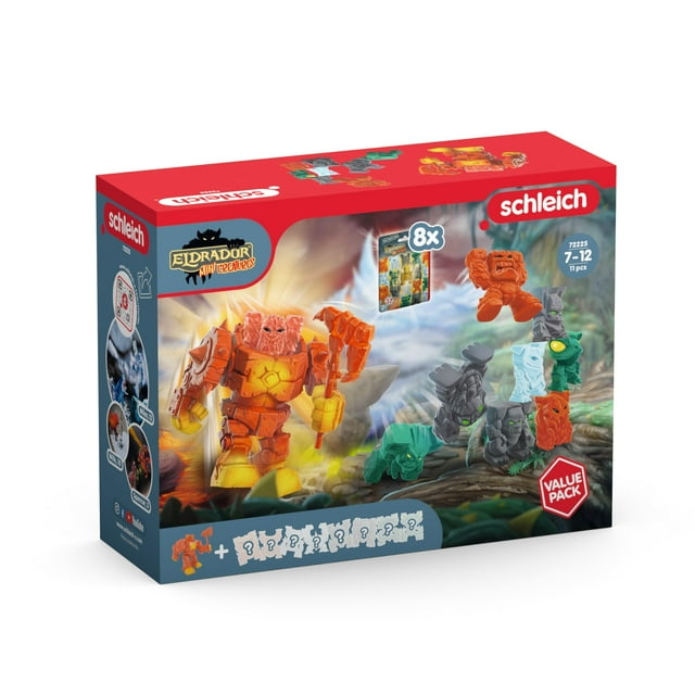 Set de juguetes Schleich Lava Robot Value Pack con 8 Eldrador Minis