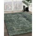 thumbnail image 2 of Ahgly Company Indoor Rectangle Mid-Century Modern Blue Moss Green Oriental Area Rugs, 3' x 5', 2 of 6