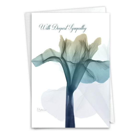 1 Sympathy Card with Envelope - Blooming Expressions C6221ESMG
