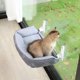 thumbnail image 3 of Hamaca para Gatos Zakkart Plegable para Ventana con Respaldo Gris, 3 of 5