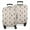 Beige Highland Cow, variant on Beige Geometric Pattern Luggage Cover Fashion Suitcase Cover Baggage Covers Fit 25-28 Inch Luggage (Go Travel)