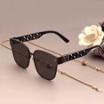 thumbnail image 3 of Gafas de sol de lujo para mujer, lentes de sol a la moda, estilo callejero, antiultravioleta, DS-8829, novedad de 2024, 3 of 5