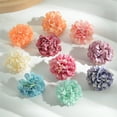 thumbnail image 3 of Nvzi simulation silk embroidered ball flower head Light Red 30 pieces, 1.57 * 1.57 inches, wedding bouquet filling, suitable for home wedding decoration dining table centerpiece, 3 of 5