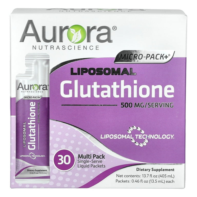 Aurora Nutrascience Micro-Pack+®, Liposomal Glutathione, 30