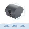 thumbnail image 3 of Neewer Li-ion Battery High Capacity Rechargeable Flash Spare Battery for Q300, Vision 4, ML300 Outdoor Studio Flash Strobe, 3 of 7