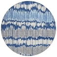 thumbnail image 2 of Addison Rugs Chantille Indoor/Outdoor Transitional Stripes Navy Washable Round Rug, 8' x 8', 2 of 6