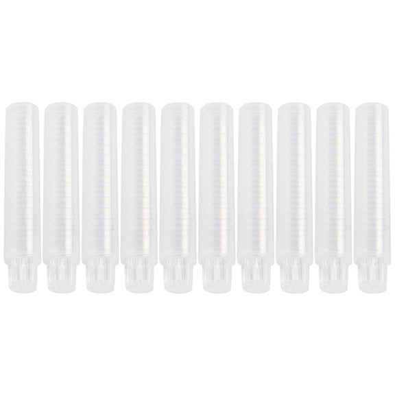 Opolski 10Pcs Waterproof Chalk Holder Transparent Eco-friendly PP Keep Fingers Clean Chalk Clutch Holder for Teacher