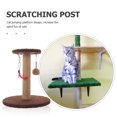 thumbnail image 2 of Miangastore Cat Scratching Post Flannel Hemp Rope Wood 1Pcs 11.8x10.6x10.6in, 2 of 8