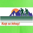 thumbnail image 3 of CafePress - Keep On Hiking Light T Shirt - Light T-Shirt - CP, 3 of 4