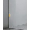 thumbnail image 5 of Genius Frameless Shower Door plus W57' - 61'' * H76'' side panel in Gold premium hardware finish, low iron tempered glass included(60 3/4''), 5 of 6