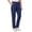 Navy, variant on Women’s Scrub Pants, Elastic Waist, Stretch Cargo Pockets, Black, L