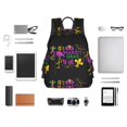 thumbnail image 4 of Disketp Mardi Gras with Flamingo Mochila Ligera e Impermeable, Mochila de Día Resistente para Viajes, Senderismo y Uso Diario para Hombre y Mujer, 4 of 7