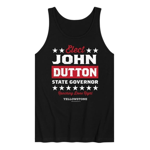 Yellowstone - Elect John Dutton Governor - Men's Jersey Tank Top