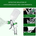 thumbnail image 4 of Flush coater,Paint Sprayer Professional Tool 600cc Color Cup 1.4/1.7/2.0mm Nozzles Paint Set 1.4/1.7/2.0mm Nozzles Cone Paint Filter 10pcs Cone Paint Paper Air Spray With 600cc Color Buzhi, 4 of 7