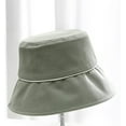 thumbnail image 2 of CoCopeaunts Plain Bucket Hat Sunscreen Sunscreen Outdoor Packable Fisherman Hat Female Casual Wild Wear Solid Color Sun Cap, 2 of 8