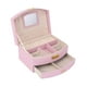 thumbnail image 5 of Joyero portátil, organizador de joyas, caja de almacenamiento de joyas con espejo, estuche para relojes para amigos, esposa o regalo para madre, 5 of 9
