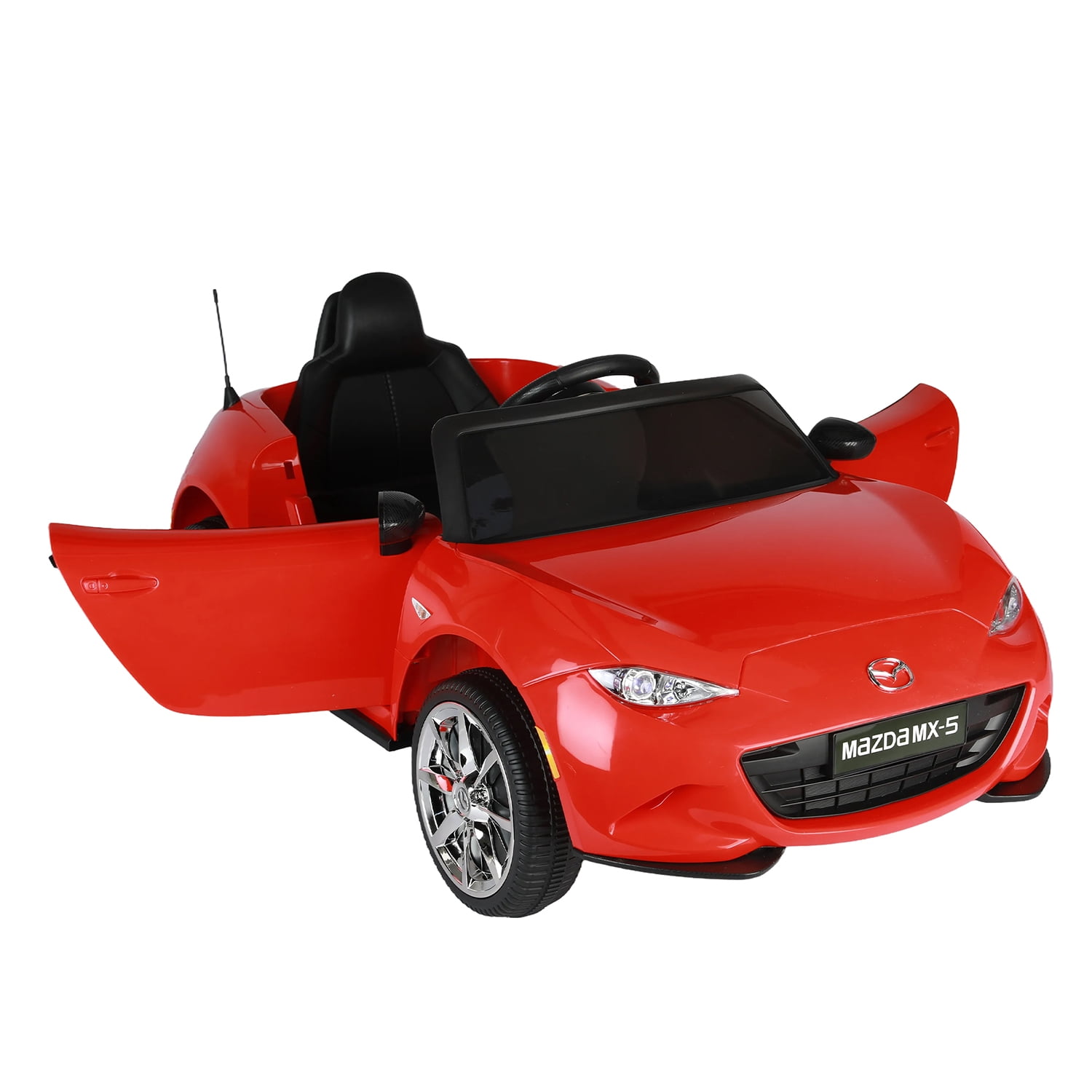 CIPACHO Licensed MAZDA MX-5 RF, 12V Ride On Cars for Kids, Electric Kids Truck Cars, Battery Motorized Vehicles with 2.4G Remote Control, USB, Bluetooth, Red CIPACHO Licensed MAZDA MX-5 RF, 12V Ride On Cars for Kids, Electric Kids Truck Cars, Battery Motorized Vehicles with 2.4G Remote Control, USB, Bluetooth, Red
