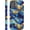 Abstract Bule Gold Water, variant on Ghost Phone Case Compatible with iPhone 18 Pro/17 Pro, Decorative Printed Design, Shockproof Protection, Patterned Phone Cover for Everyday Use, Decorative Mobile Phone Accessory