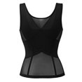 thumbnail image 4 of Waist Trainer Corset Vest for Weight Loss Sport Body Shaper Workout Underbust Cincher Steel Boned Tummy Tank, 4 of 8