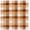Ivory/Rust, variant on SAFAVIEH Genre Regius Plaid Area Rug, Ivory/Brown, 6' x 6' Square