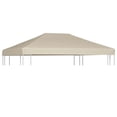 thumbnail image 1 of Funda superior para gazebo VidaXL, poliéster resistente al agua, color beige, 4 x 3 m, 1 of 7