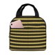thumbnail image 1 of Fotbe Gold Glitter Bolsa Térmica con Estampado y Forro de Aluminio Grueso Bolsa de Almuerzo con Bolsillo Frontal para Hombres y Mujeres, Ideal para Trabajo, Escuela, 1 of 8