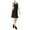 Black - deepblack, variant on Bar Iii Womens Crisscross Shift Dress