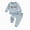 H154-Blue, variant on TOWED22 Toddler Baby Girl Fall Winter Clothes 2pcs Set Long Sleeve Crewneck Sweatshirt and Pants Cute Print Outfits Clothing(Red,18-24 M)