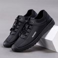 thumbnail image 3 of Zapatos de cuero de primavera para hombre, zapatos de negocios informales con suela suave, zapatos deportivos informales para conducir para hombre, 3 of 6