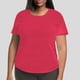 thumbnail image 2 of Camiseta de manga corta y cuello redondo de color liso para mujer, tallas grandes, cómoda y elegante, para uso diario, tallas S-XXXL, 2 of 4
