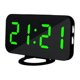 thumbnail image 3 of Reloj despertador digital con pantalla LED grande y cargador USB dual., 3 of 5