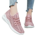 thumbnail image 4 of Daznico Women's Lightweight Walking Shoes - Breathable Gym Sneakers with Cushioned Sole for Workouts & Daily Wear,Color:Pink,Size:8.5, 4 of 9