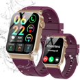 thumbnail image 1 of wonima44 Smart Watch for Men Women Bluetooth Call, 1.85" HD Screen Smartwatch with Heart Rate/Sleep Monitor, 110+ Sport Modes Activity Trackers IP68 Waterproof, Fitness Watch Android iOS, Mulberry, 1 of 1