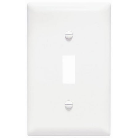 Pass & Seymour TP1WCP10 Wall Plate, 1 Gang, White
