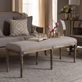 thumbnail image 5 of Baxton Studio Clairette Wood Traditional French Bench, 5 of 6