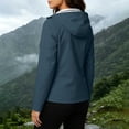 thumbnail image 6 of Stamzod Womens Lightweight Jackets Outdoor Hiking Waterproof Rain Jacket Long Sleeve Travel Rain Coat with Hood Navy L, 6 of 9
