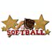 thumbnail image 3 of Softball Sport Baseball Personalized Christmas Tree Ornament 2022 | Custom Writing Names Ornament, 3 of 9