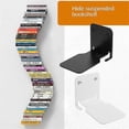 thumbnail image 3 of Estantería flotante invisible de 3 piezas, organizador de libros flotante para pared, accesorios de almacenamiento para interiores, estantes de metal resistentes para libros, nuevo, 3 of 4