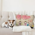 thumbnail image 4 of Ambesonne Love Throw Pillow Cover 2 Pack, 6 Years Together Words, 20", Multicolor, 4 of 5