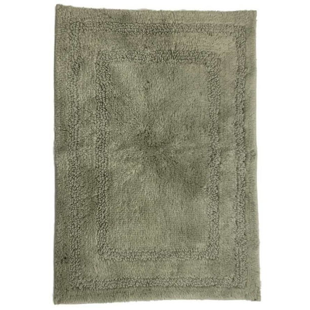 Simply Vera Wang Plush Bath Rug Sage Green Skid Risistant Accent Mat