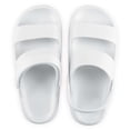 thumbnail image 3 of BadPiggies Clouds Slippers for Women and Men, Non-Slip Double Strap Slides Sandals Open Toe Shower Shoes Cushion Soft, 3 of 8