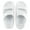 White, variant on BadPiggies Clouds Slippers for Women and Men, Non-Slip Double Strap Slides Sandals Open Toe Shower Shoes Cushion Soft