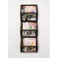 thumbnail image 4 of Kate and Laurel Burdock Rustic Wood and Metal Wall Vertical Storage Pockets, Brown, 4 of 4