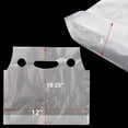 thumbnail image 3 of (Price/100 PCS)100 PCS 2-Cup Take-Out Bags Clear Handle Drink Carrier Drinking Plastic Packaging Bags -10.25 Inch, 3 of 8