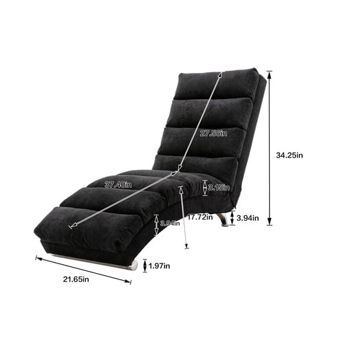 Massage Chaise Lounge with Remote Control, Modern Modes Electric