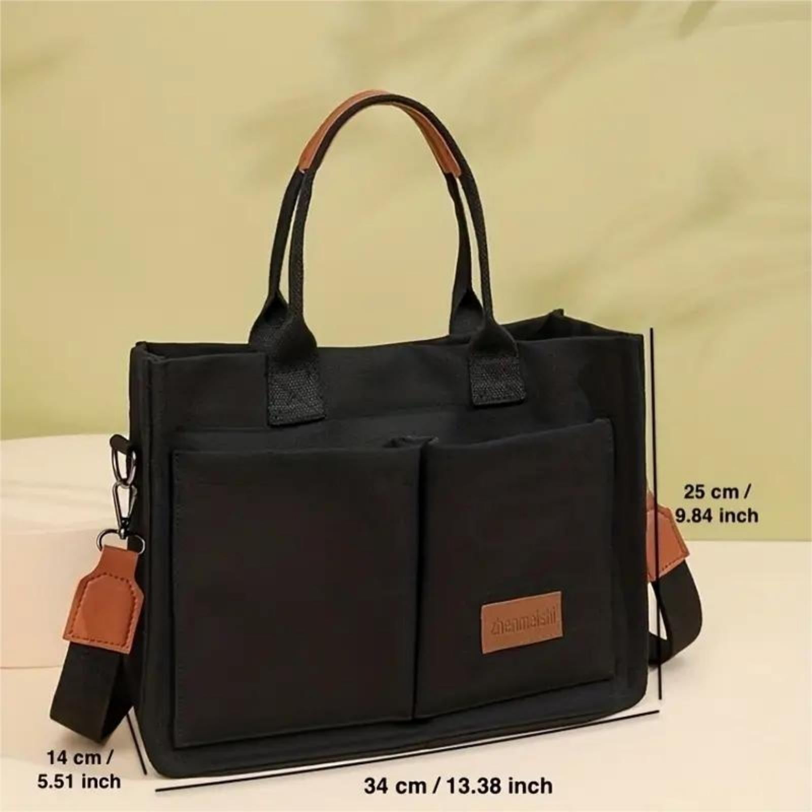 Tote Bag for Women Large Canvas Women's Purse Crossbody Bags Work Laptop Book Bag Shoulder Satchels Handbags