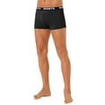thumbnail image 4 of INSPIRAR CHIC Ropa interior tipo bóxer de hombre ligera y corta con elasticidad 28 Negro, 4 of 6