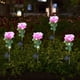 thumbnail image 1 of Decoraciones navideñas, adornos navideños, regalos navideños, decoración de temporada, luces solares de suelo con rosas de simulación, impermeables para exteriores, para jardín, césped, luz LED de reg, 1 of 9